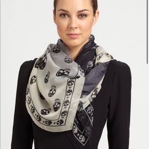 Skull Silk Scarf.